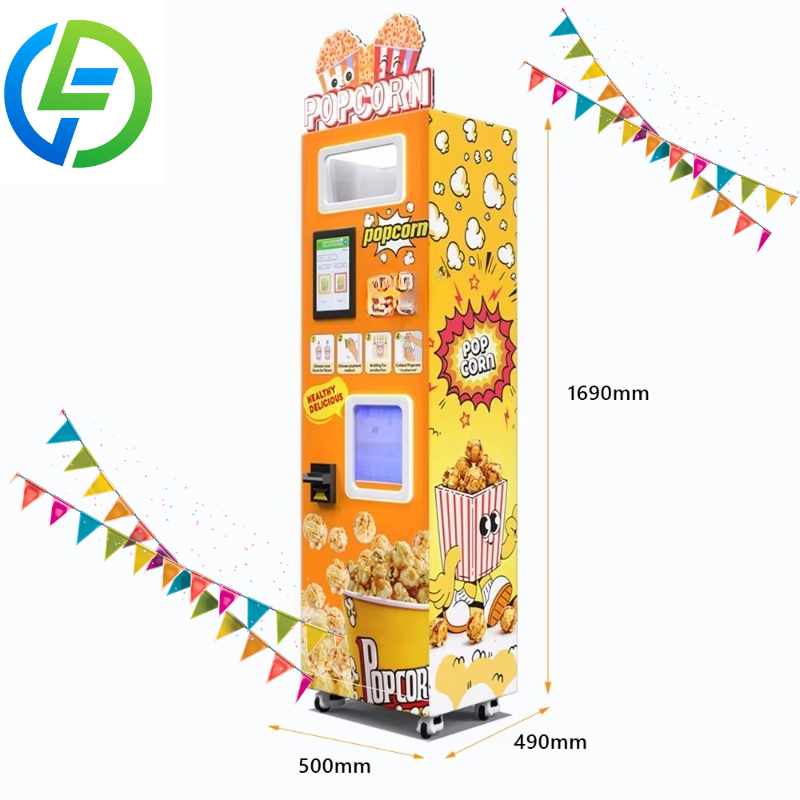 Popcorn - Maßgefertigter 24/7-Betrieb Popcorn-Verkaufsautomat - 1800W, Eingebaute