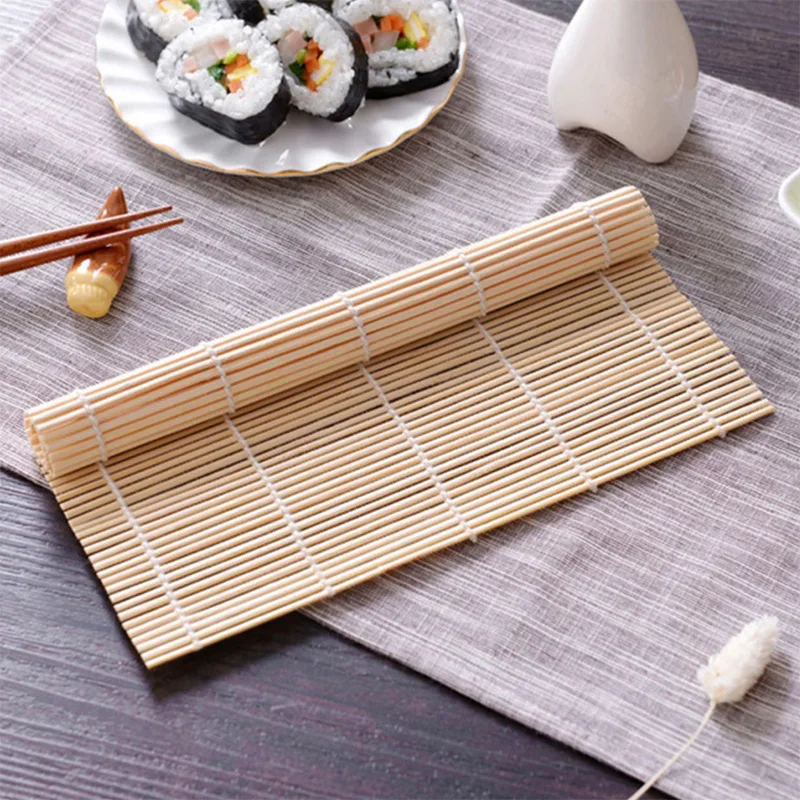 Seaweed Snack - Exquisite Bambus-Sushi-Matte mit weißem Finish, Algen-Reisrolle,