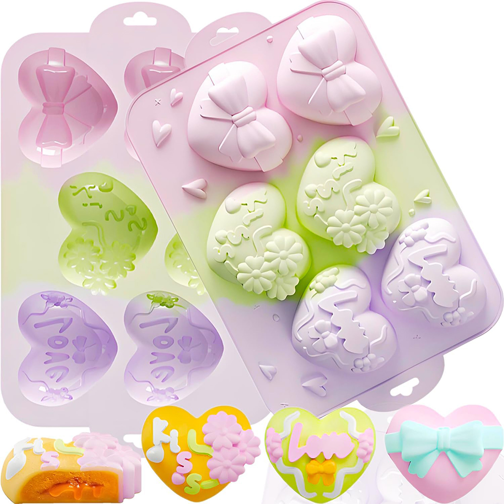 Gummy Candy - Herz-Silikonformen, Schokolade, Valentinstag, Backen, antihaftbeschichtete Lebensmittel-Silikonformen