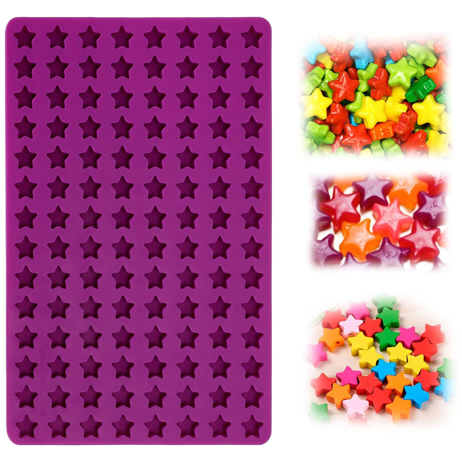 Chocolate Snack - 112-fach Silikonform mit Mini-Sternen – Lustig