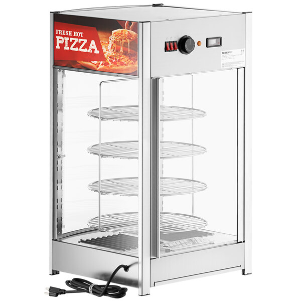 Food Snacks Catering - Drehbare Glas-Lebensmittel-Warmhaltevitrine Neue Catering-Restaurant-Ausstattung für Gebratenes