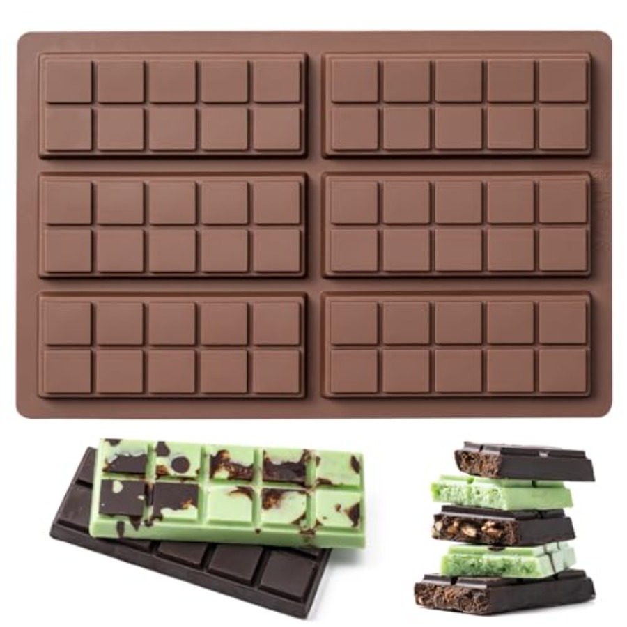 Chocolate Snack - Schokoladenform Antihaft-Schokoladenformen 100% Lebensmittelechtes Silikon Tiefe