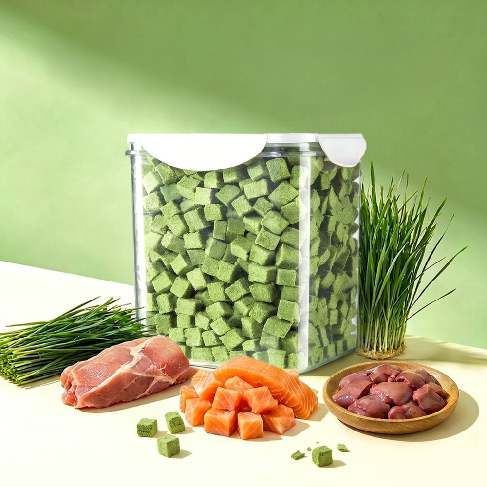 Gefriergetrocknete Katzengras- – Healthy Snacks Food Bewertung und Preis