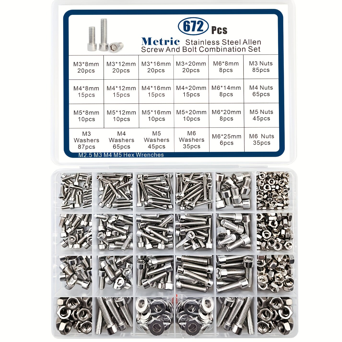 672-teiliges Set mit Innensech – Nuts Mix Bewertung und Preis