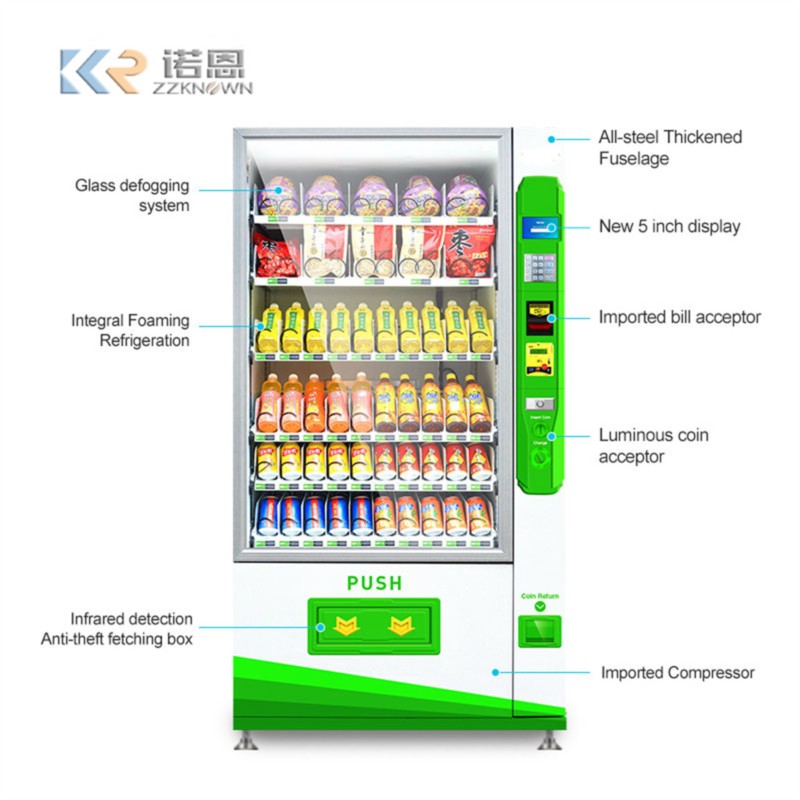 Park-Getränkeautomat mit große – Food Snacks Drinks Bewertung und Preis