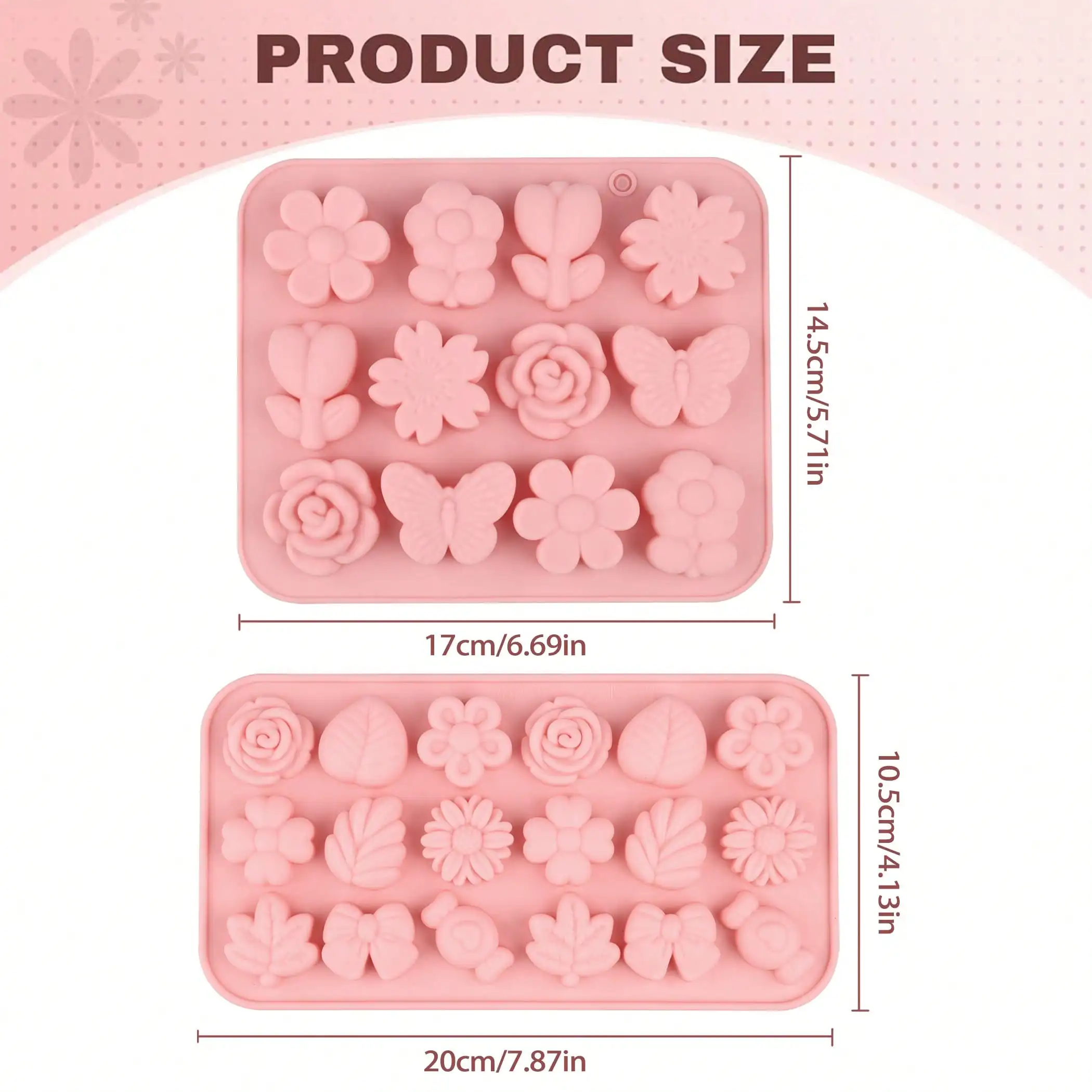 1-2 Stück Silikonformen mit Bl – Gummy Candy Bewertung und Preis