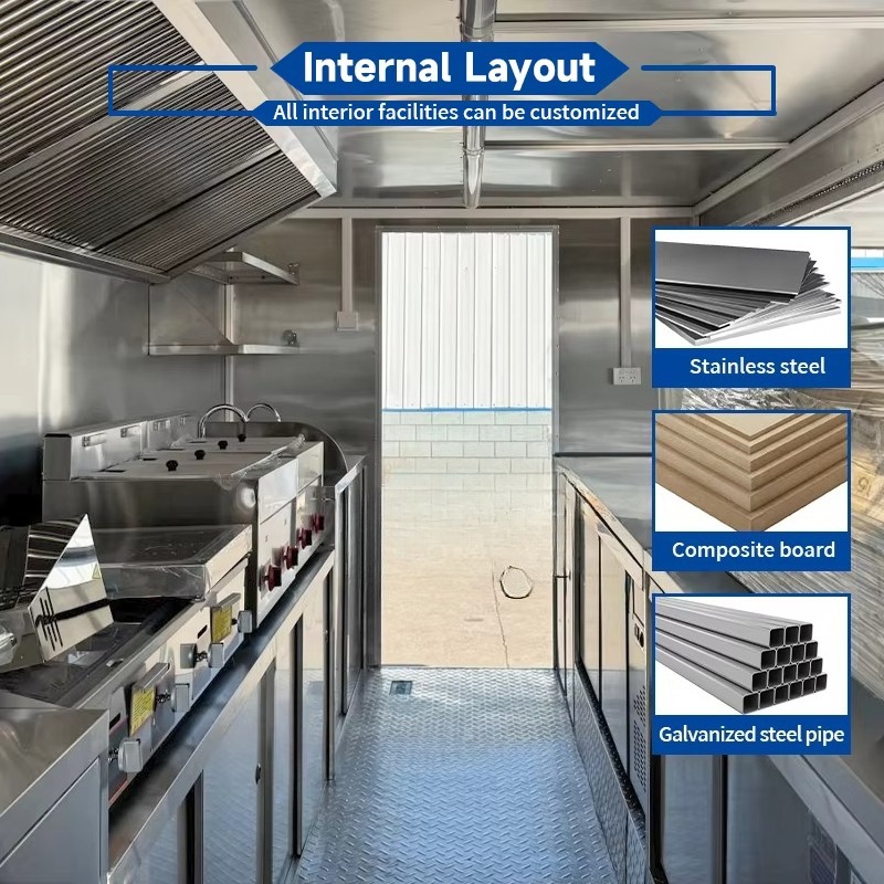 Kommerzieller Food-Trailer Vol – Food Snacks Catering Bewertung und Preis